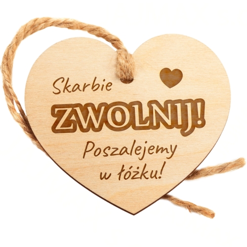 ORYGINALNA ZAWIESZKA SERCE upominek na Walentynki dla kierowcy