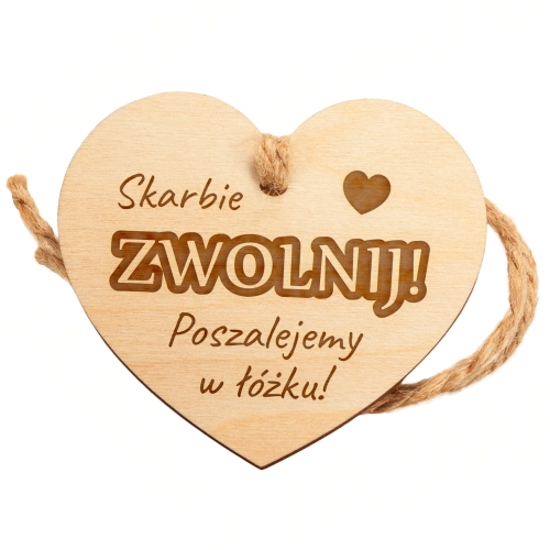 ORYGINALNA ZAWIESZKA SERCE upominek na Walentynki dla kierowcy