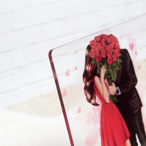 PREZENT dla Niego na WALENTYNKI statuetka z WASZYMI imionami