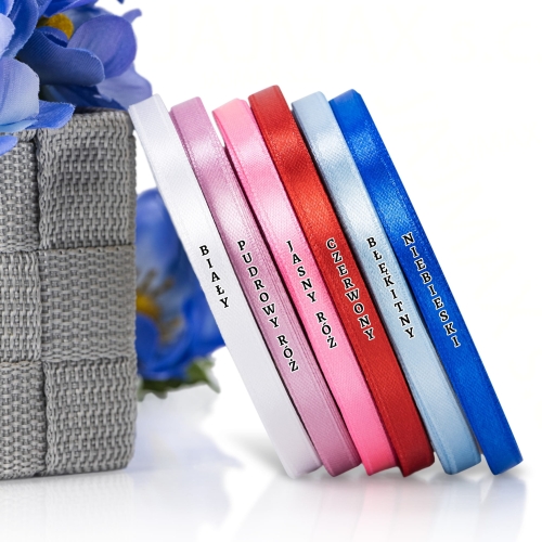 Srebrny magnes metaliczny nowoczesne podziękowanie dla gości komunijnych