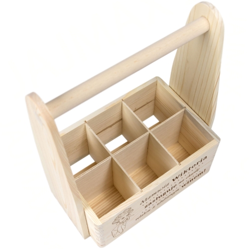 Drewniane nosidło z dedykacją Idealny prezent z grawerem dla Mamy