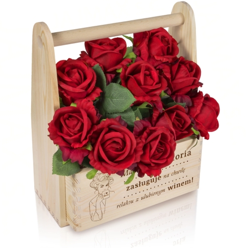 Drewniane nosidło z dedykacją Idealny prezent z grawerem dla Mamy