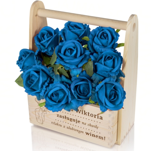 Drewniane nosidło z dedykacją Idealny prezent z grawerem dla Mamy