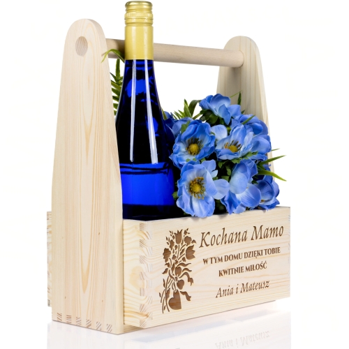 Ekskluzywne nosidło z grawerem Prezent handmade dla Mamy na 26 maja