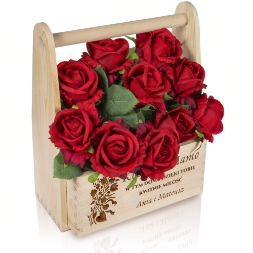 Ekskluzywne nosidło z grawerem Prezent handmade dla Mamy na 26 maja