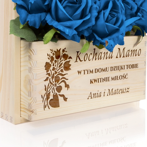 Ekskluzywne nosidło z grawerem Prezent handmade dla Mamy na 26 maja