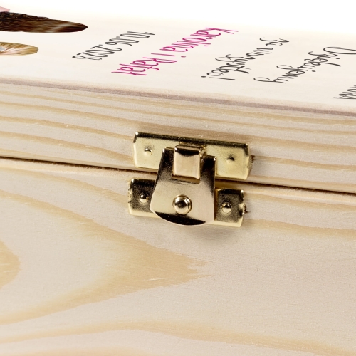 ELEGANCKIE SKRZYNKI NA ALKOHOL 2szt podziękowania dla świadków ślub