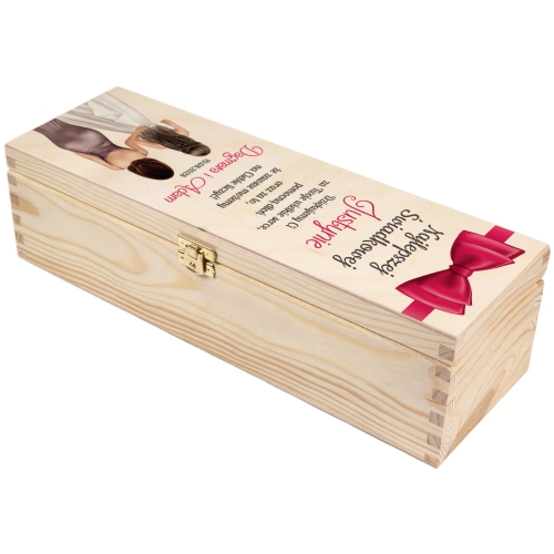 POMYSŁOWE PODZIĘKOWANIA DLA ŚWIADKÓW zestaw 2 skrzynki z nadrukiem