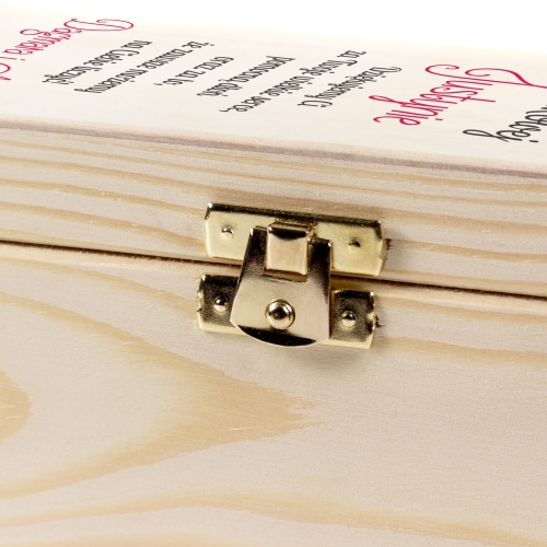 POMYSŁOWE PODZIĘKOWANIA DLA ŚWIADKÓW zestaw 2 skrzynki z nadrukiem