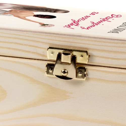 SUPER PODZIĘKOWANIA DLA ŚWIADKÓW zestaw 2 skrzynki drewniane imiona