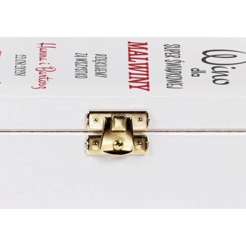 SKRZYNKI NA WINO prezenty podziękowania dla Świadków 2szt