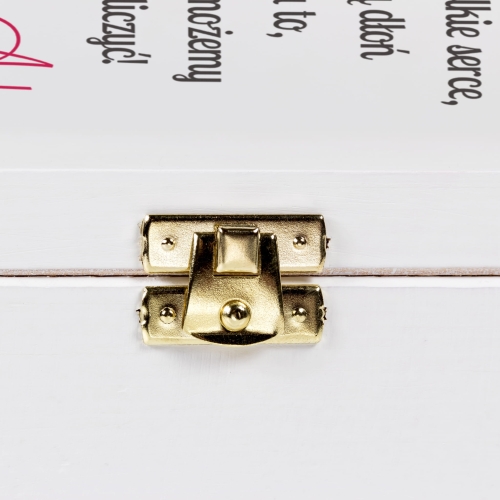 Zestaw 2 szt BIAŁA SKRZYNKA podziękowanie dla świadków nadruk