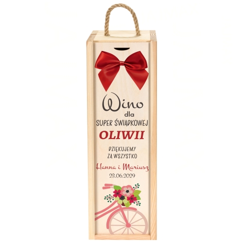 ZESTAW SKRZYNEK DLA ŚWIADKA I ŚWIADKOWEJ podziękowania weselne