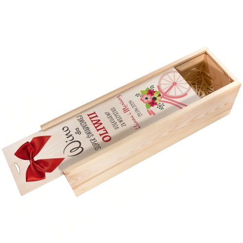 ZESTAW SKRZYNEK DLA ŚWIADKA I ŚWIADKOWEJ podziękowania weselne