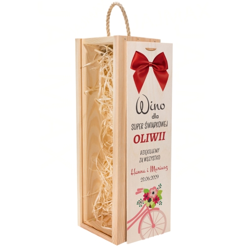 ZESTAW SKRZYNEK DLA ŚWIADKA I ŚWIADKOWEJ podziękowania weselne