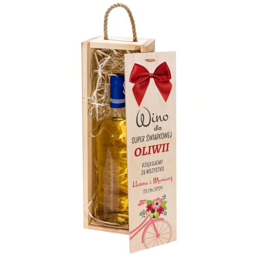ZESTAW SKRZYNEK DLA ŚWIADKA I ŚWIADKOWEJ podziękowania weselne