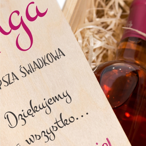 ORYGINALNE PODZIĘKOWANIA DLA ŚWIADKÓW prezent od Pary Młodej