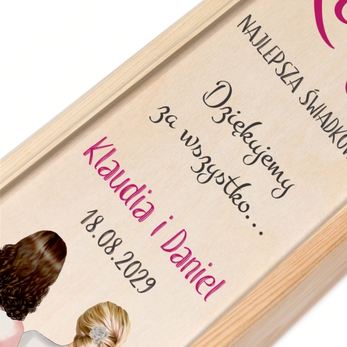 ORYGINALNE PODZIĘKOWANIA DLA ŚWIADKÓW prezent od Pary Młodej