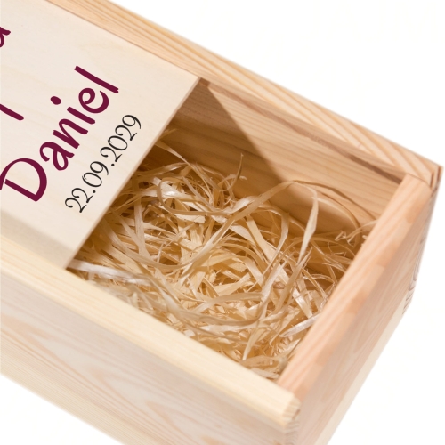 POMYSŁOWE PODZIĘKOWANIA DLA ŚWIADKÓW zestaw skrzynek 2 szt ślub