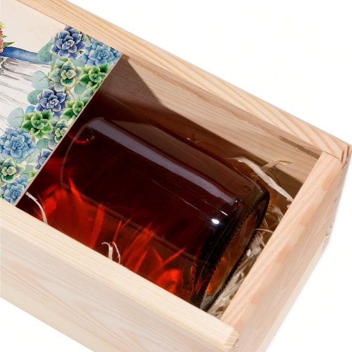 Ekskluzywny prezent na ślub skrzynka na wino i zastrzyk gotówki