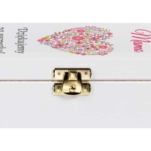 ELEGANCKIE PODZIĘKOWANIE DLA MAMY skrzynka prezent od Pary Młodej