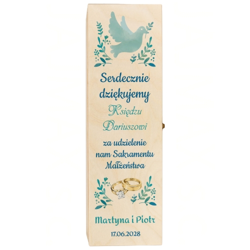 PREZENT DLA KSIĘDZA podziękowania za udzielenie ślubu od Młodych