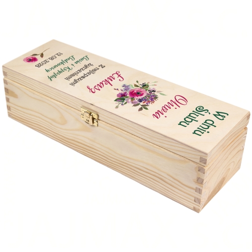 SKRZYNKA NA ALKOHOL prezent na ślub oryginalne opakowanie trunku 