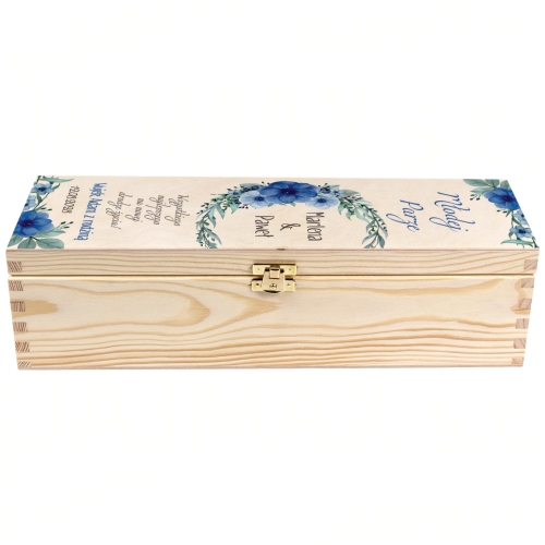 Oryginalny prezent na wesele dla Nowożeńców SKRZYNKA Z ŻYCZENIAMI