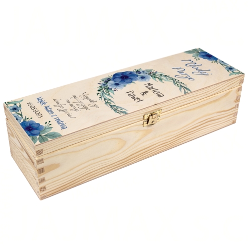 Oryginalny prezent na wesele dla Nowożeńców SKRZYNKA Z ŻYCZENIAMI