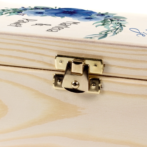 Oryginalny prezent na wesele dla Nowożeńców SKRZYNKA Z ŻYCZENIAMI