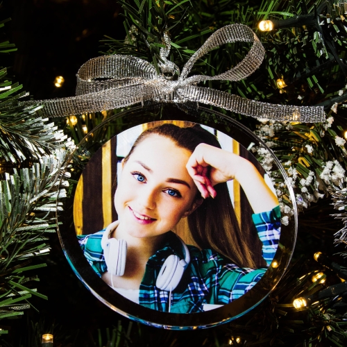 Bombka choinkowa z Twoim zdjęciem – personalizowana ozdoba świąteczna