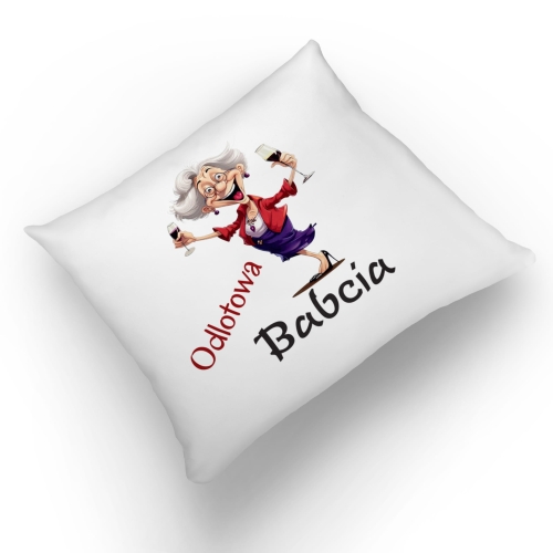 Kubek Dzien Babci i poduszka zestaw prezentowy 21 stycznia