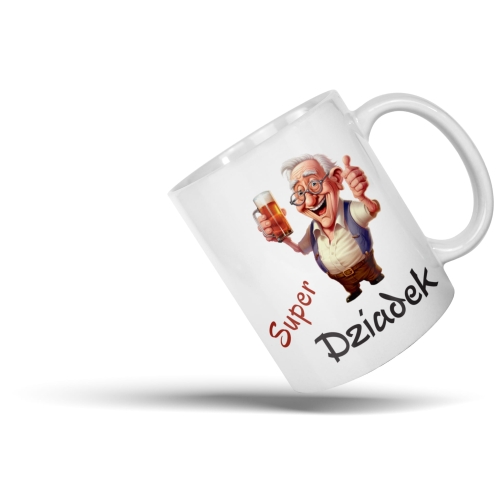 Kubek Dzien Dziadka i poduszka zestaw prezentowy 22 stycznia