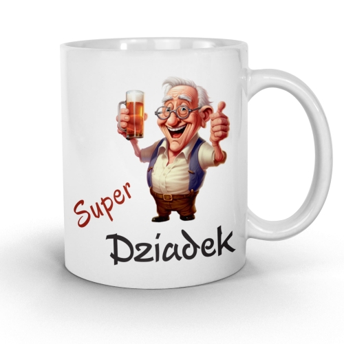 Kubek Dzien Dziadka i poduszka zestaw prezentowy 22 stycznia