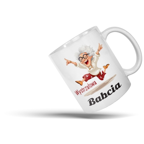 Kubek dzien babci z poduszka cieply prezent na Dzien Babci