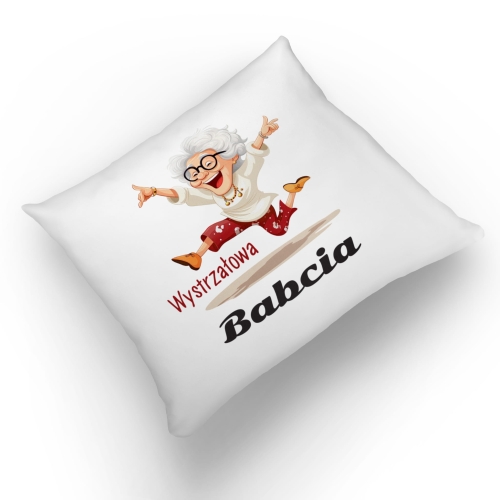 Kubek dzien babci z poduszka cieply prezent na Dzien Babci