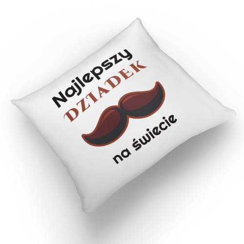 Kubek i poduszka na Dzien Babci elegancki prezent dla dziadków