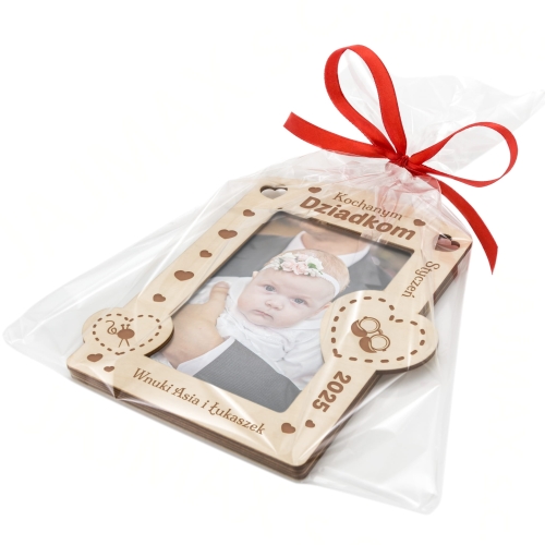 RAMKA NA ZDJĘCIA Z DEDYKACJĄ oryginalny upominek dla Dziadków