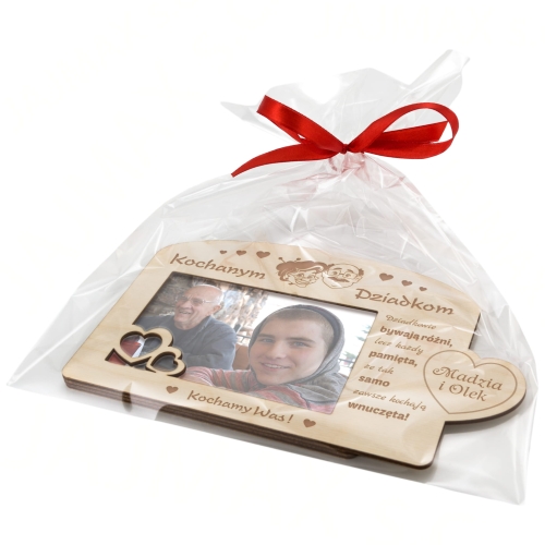 Ramka na zdjęcia KOCHANYM DZIADKOM prezent z dedykacją dla dziadków