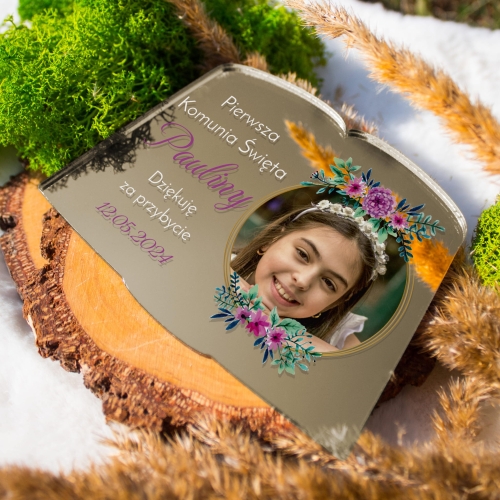 PODZIĘKOWANIE DLA GOŚCI KOMUNIA magnes złota księga zdjęcie