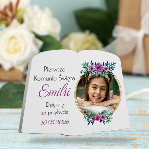 magnesy ze zdjęciem PODZIĘKOWANIA DLA GOŚCI KOMUNIJNYCH 