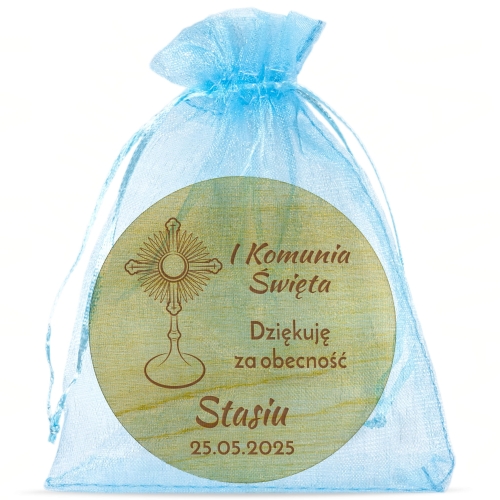 Magnes podziękowanie dla gości komunia z imieniem dziecka