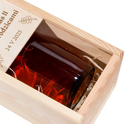 podziękowania dla Katechetki Komunia SKRZYNKA NA WINO