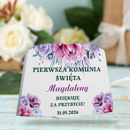 Podziękowania komunia Pierwsza Komunia Święta z imieniem
