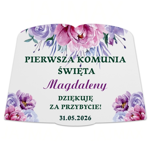 Podziękowania komunia Pierwsza Komunia Święta z imieniem
