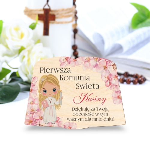 Podziękowania na komunię świętą imię dziecka podziękowanie