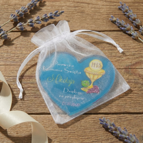 ORYGINALNE PODZIĘKOWANIA DLA GOŚCI KOMUNIA magnes lustro serce