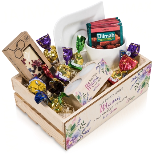 KOSZ UPOMINKOWY DLA MAMY pomysł na prezent na Dzień Matki