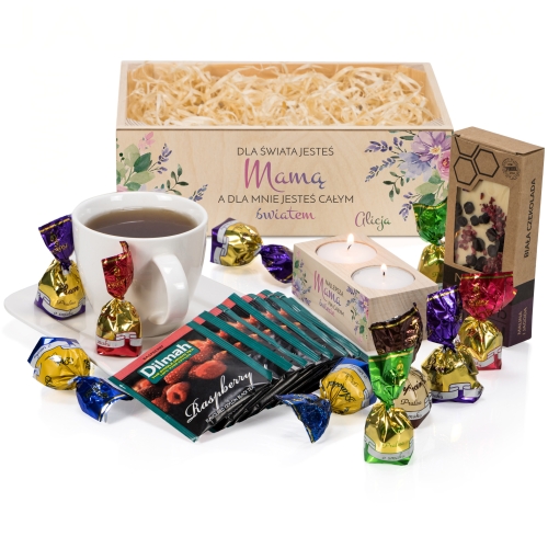 KOSZ UPOMINKOWY DLA MAMY pomysł na prezent na Dzień Matki