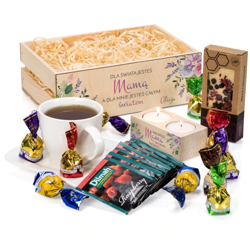 KOSZ UPOMINKOWY DLA MAMY pomysł na prezent na Dzień Matki